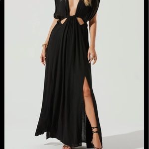 Astr Black Maxi Dress